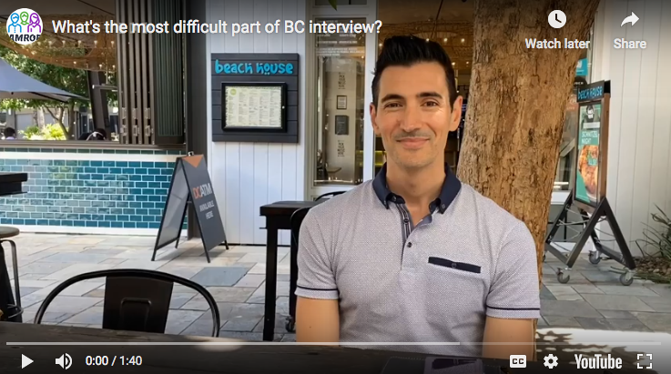 What's the most difficult part of BC interview